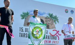 Manisalı atlet bu kez Mersin kürsüsünde