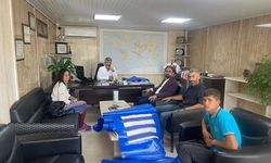 Özel öğrencilerin ürettiği önlükler Cemar’a teslim edildi