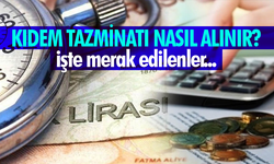 Kıdem tazminatımı nasıl alırım? İşte merak edilenler...