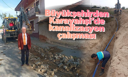 Büyükşehirden Karayahşi’de kanalizasyon çalışması