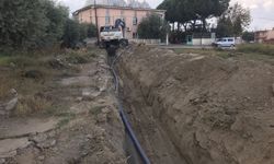 Salihli'de sanayinin içme suyu hattı yenileniyor