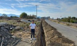 Caferbey’in içme suyu hattı yenileniyor