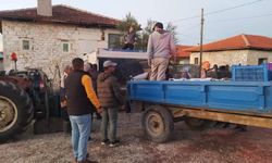 Manisa Büyükşehir Belediyesi'nin makine desteği üreticinin elini rahatlattı