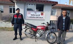 Çalınan motosikleti jandarma buldu