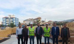 Sarıgöl’de yapımı devam eden 6 okulda inceleme