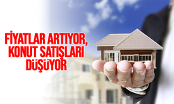 Fiyatlar artıyor, konut satışları düşüyor