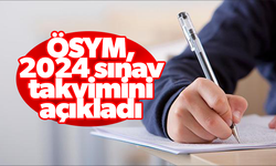 ÖSYM, 2024 sınav takvimini açıkladı