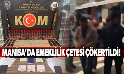 Manisa’da emeklilik çetesi çökertildi