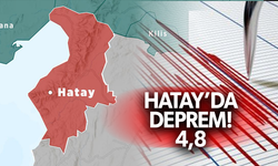 Hatay'da Deprem! 4,8