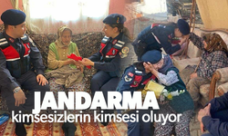 Manisa jandarması kimsesizlerin kimsesi oluyor