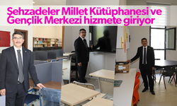 Şehzadeler Millet Kütüphanesi ve Gençlik Merkezi hizmete giriyor