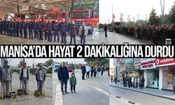 Manisa’da hayat 2 dakikalığına durdu