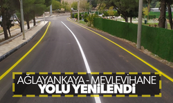 Ağlayan Kaya-Mevlevihane yolu yenilendi