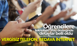 Öğrencilere teknolojik cihaz desteğinde detaylar belli oldu