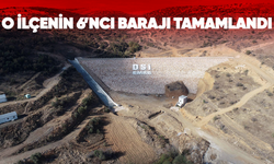Kula’nın 6’ncı barajı tamamlandı