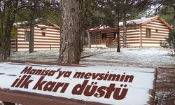 Manisa’ya mevsimin ilk karı düştü