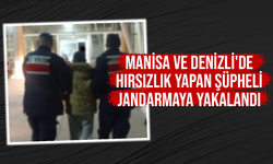 Manisa ve Denizli’de hırsızlık yapan şüpheli jandarmaya yakalandı
