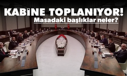 Kabine bugün Beştepe'de toplanıyor