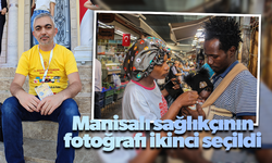 Manisalı sağlıkçının fotoğrafı ikinci seçildi