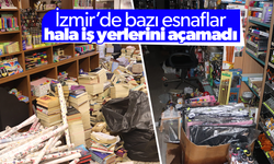 İzmir’de bazı esnaflar hala iş yerlerini açamadı