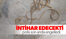 Akhisar polisi intihar girişimini son anda engelledi