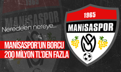 Manisaspor'un borcu 200 milyon TL'den fazla!