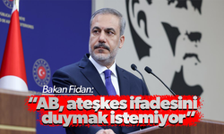 Bakan Fidan: 'AB, ateşkes ifadesini duymak istemiyor'