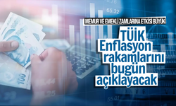 Enflasyon rakamları bugün açıklanacak