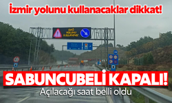 Sabuncubeli Tünelleri geçici olarak trafiğe kapatıldı!