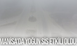 Manisa'da yoğun sis etkili oldu!