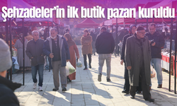 Şehzadeler’in ilk butik pazarı kuruldu