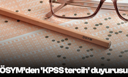 ÖSYM’den 'KPSS tercih' duyurusu