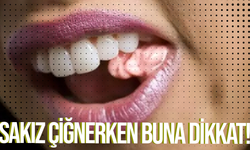 Çeneden ses geliyorsa sakız çiğnemeyin!