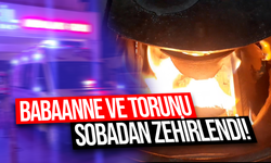 Sobadan sızan karbonmonoksit gazından zehirlendiler