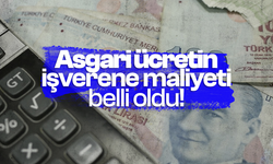 Asgari ücretin işverene maliyeti belli oldu