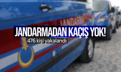 Aranan şahıslar jandarmadan kaçamadı