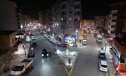 Horozköy Caddesi ışıklandırıldı