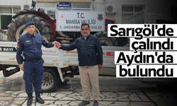 Sarıgöl’de çalınan traktör Aydın’da bulundu