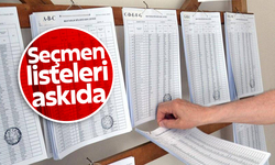 Seçmen listeleri askıda