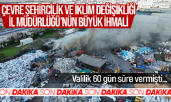 Geri dönüşüm tesisinden dumanlar yükseldi!