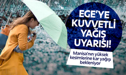 Ege'ye kuvvetli yağış uyarısı!