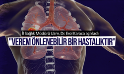 Uzm. Dr. Karaca: "Verem önlenebilir bir hastalıktır"