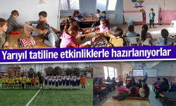 Öğrenciler yarıyıl tatiline etkinliklerle hazırlanıyor