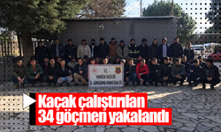 Manisa'da kaçak çalıştırılan 34 göçmen yakalandı