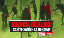 İzmir'deki düelloda tabancayla yaralama anı kamerada