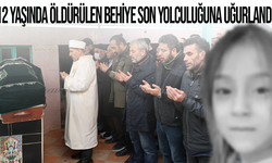 İzmir’de 12 yaşında bıçakla öldürülen Behiye son yolculuğuna uğurlandı