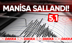 Manisa Depremle uyandı! 5,1