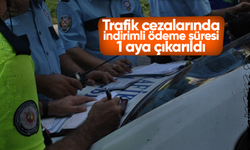 Trafik cezalarında indirimli ödeme süresi 1 aya çıkarıldı