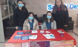 Sarıgöl’de kanser için farkındalık standı açıldı