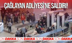 Çağlayan Adliyesi'nde polis noktasına silahlı saldırı!